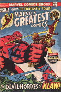 Marvel's Greatest Comics 1969 #40 - back issue - $5.00