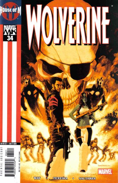 Wolverine #34 Direct Edition - back issue - $4.00