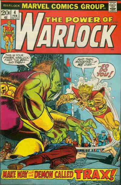 Warlock 1972 #4 Regular Edition - back issue - $9.00