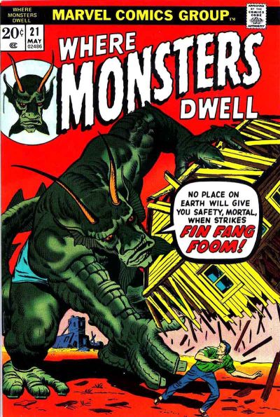 Where Monsters Dwell 1970 #21 - 7.5 - $26.00