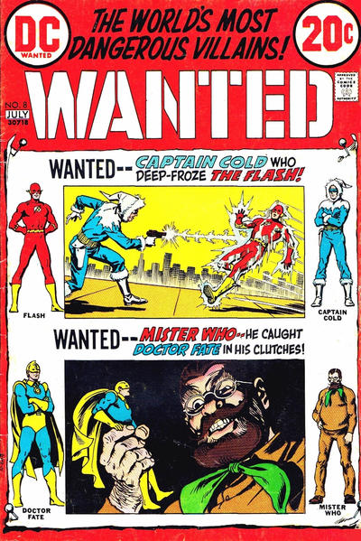 Wanted. The World's Most Dangerous Villains 1972 #8 - back issue - $8.00