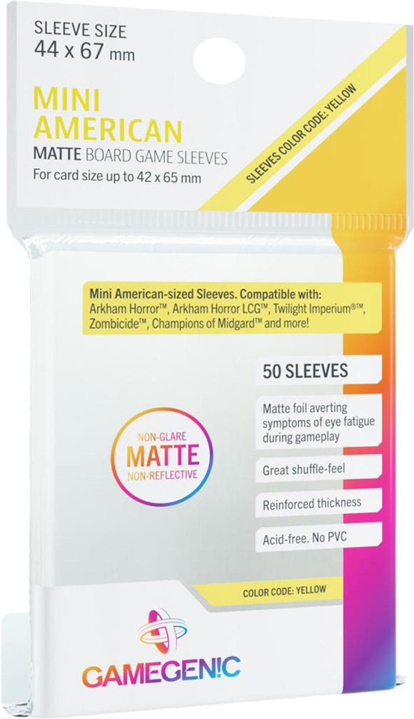 MATTE Sleeves: Mini American 44 x 67 mm