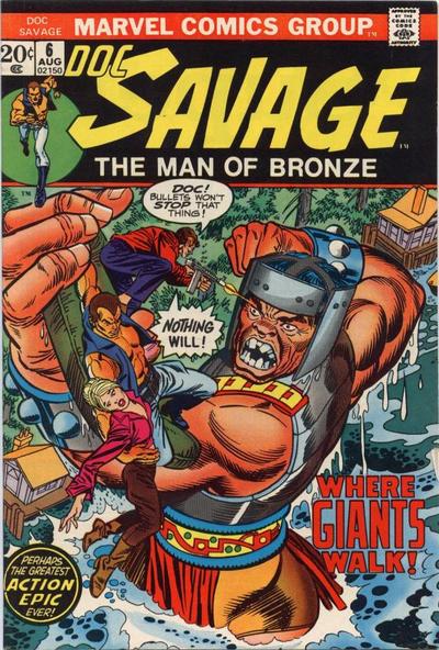 Doc Savage 1972 #6 - back issue - $7.00