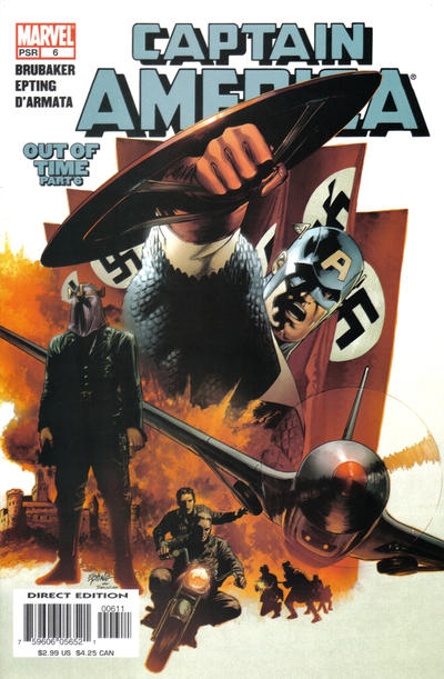 Captain America #6 Direct Edition Cover A - CGC 9.8 - $350.00