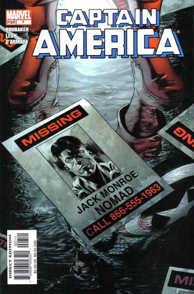 Captain America #7 Direct Edition - back issue - $4.00