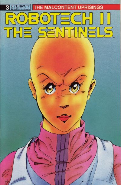 Robotech II: The Sentinels The Malcontent Uprisings 1989 #3 - back issue - $3.00