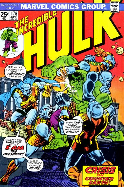The Incredible Hulk 1968 #176 - back issue - $6.00