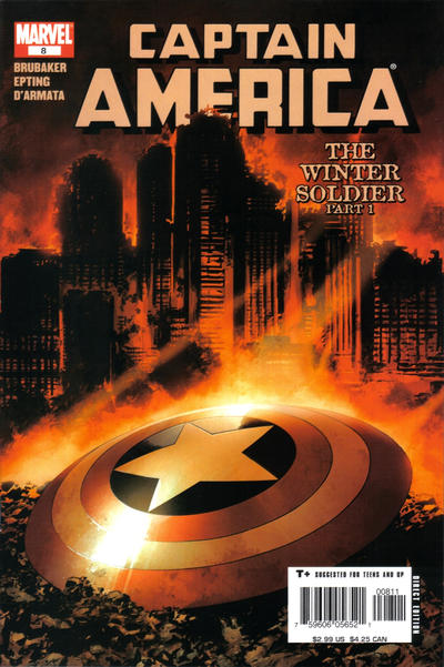 Captain America #8 Direct Edition Cover A - back issue - $12.00