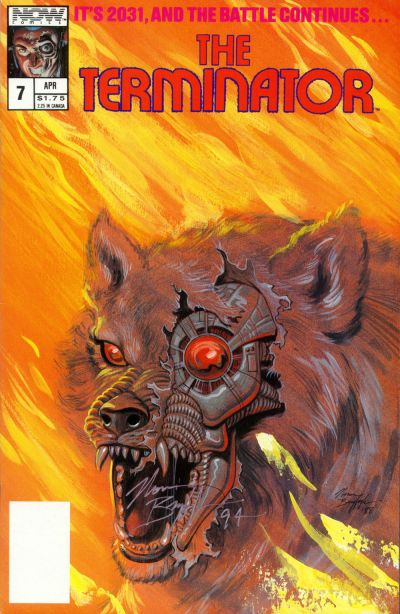 The Terminator 1988 #7 Direct ed. - back issue - $4.00