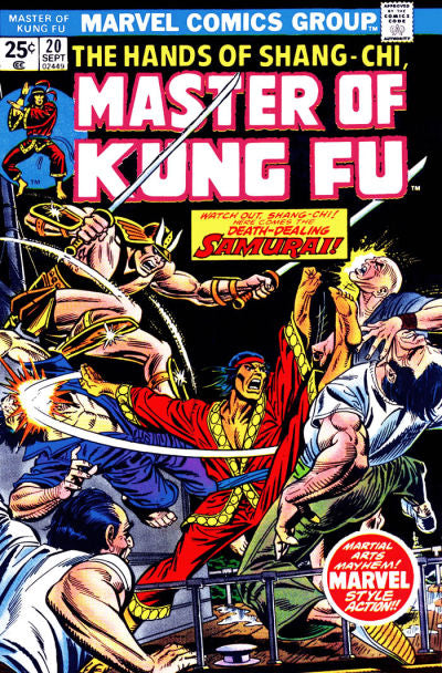 Master of Kung Fu #20 - back issue - $4.00