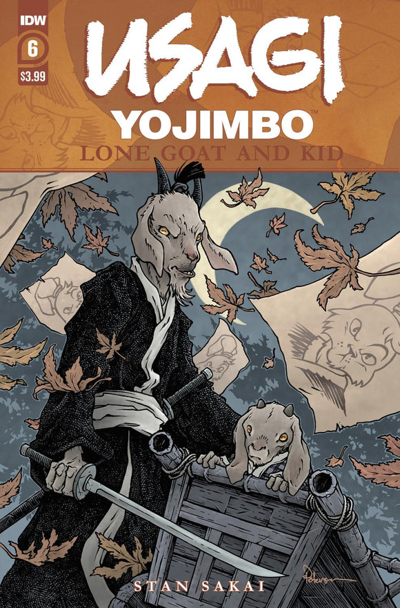 Usagi Yojimbo: Lone Goat and Kid #6 Variant A Petersen