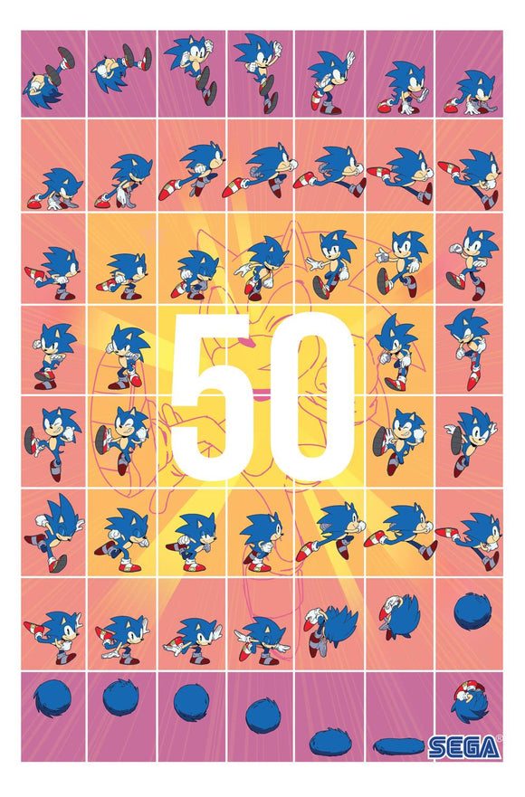 Sonic the Hedgehog #50 Variant RI Hesse