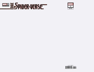 EDGE OF SPIDER-VERSE #1 BLANK COVER VAR CVR B