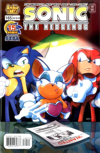 Sonic the Hedgehog 1993 #165 - back issue - $15.00