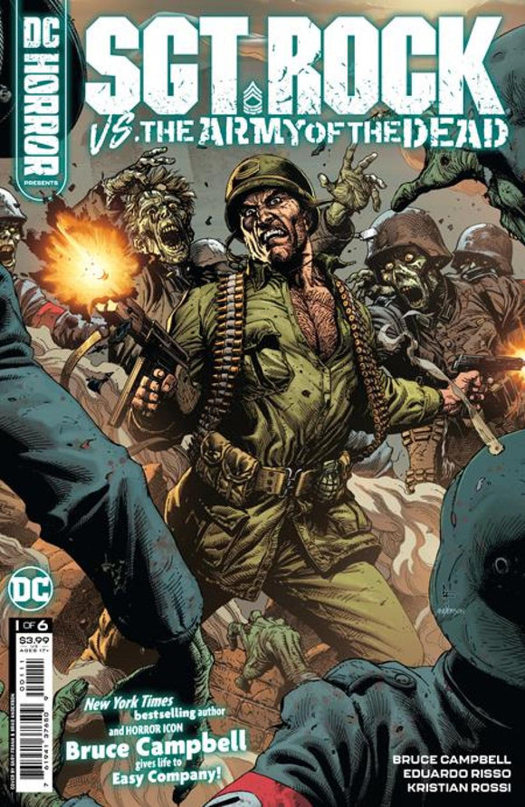 DC HORROR PRESENTS SGT ROCK VS THE ARMY OF THE DEAD #1 CVR A GARY FRANK (OF 6)