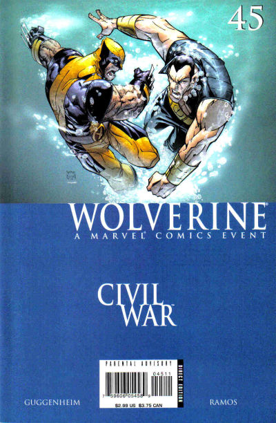 Wolverine #45 Direct Edition - back issue - $4.00