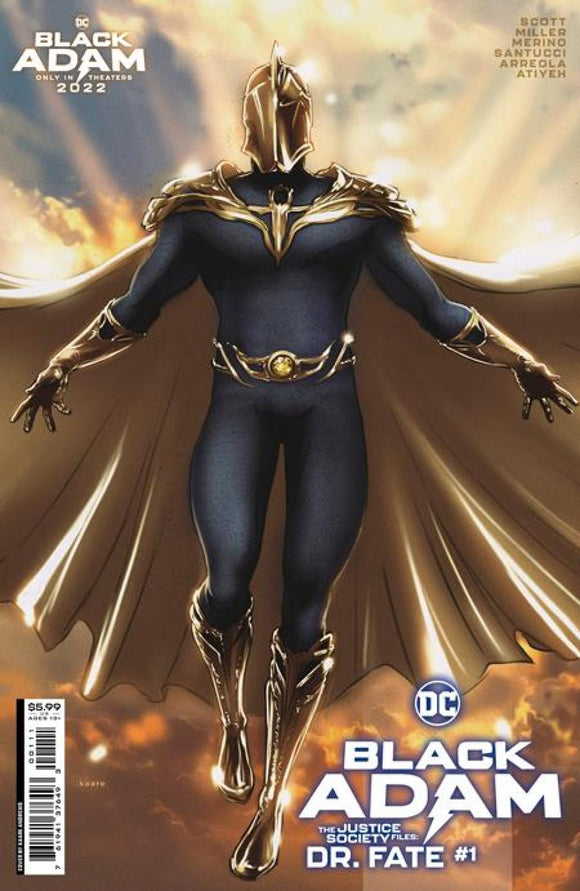 BLACK ADAM THE JUSTICE SOCIETY FILES DOCTOR FATE #1 ONE SHOT CVR A KAARE ANDREWS