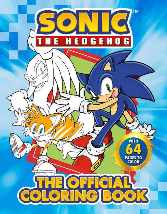 SONIC THE HEDGEHOG THE OFFICIAL COLORING BOOK