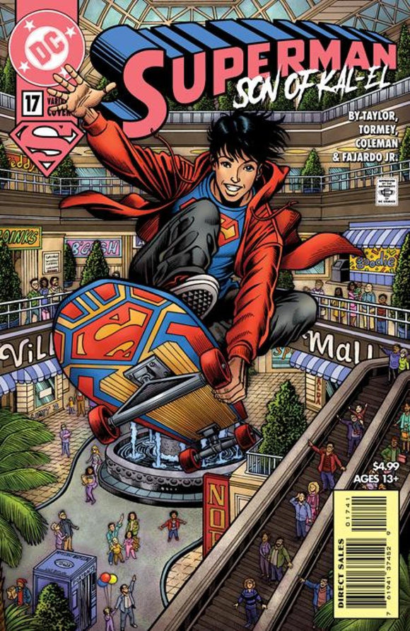 SUPERMAN SON OF KAL-EL #17 CVR C STEVEN BUTLER 90S COVER MONTH CARD STOCK VAR KAL-EL RETURNS