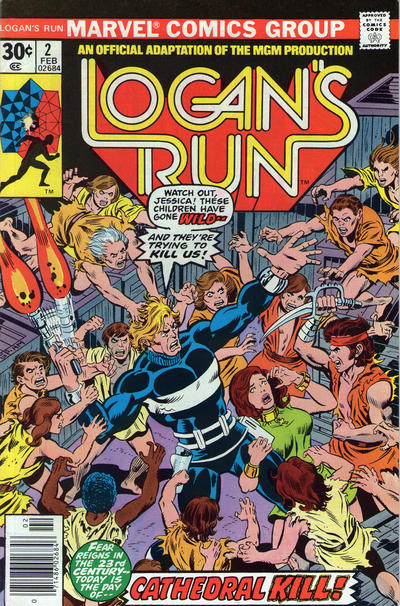 Logan's Run 1977 #2 Regular Edition - back issue - $5.00