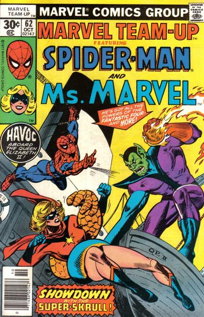 Marvel Team-Up #62 30? - back issue - $4.00