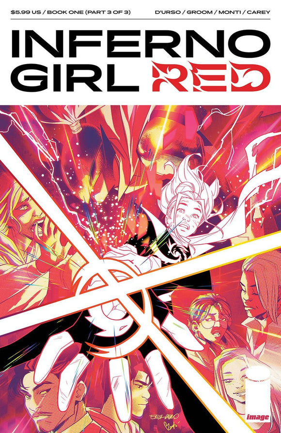 INFERNO GIRL RED BOOK ONE #3 CVR A DURSO AND MONTI MV OF 3