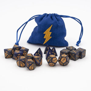 LIGHTNING DAMAGE DICE 18 PIECE SET