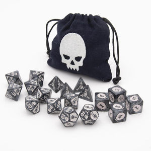 NECROTIC DAMAGE DICE 18 PIECE SET