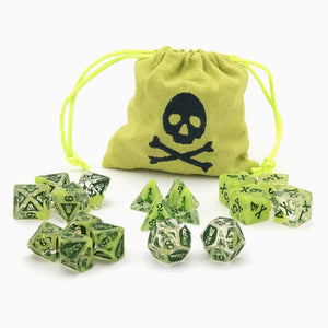 POISON DAMAGE DICE 18 PIECE SET