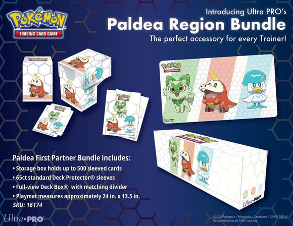 POKEMON TCG PALDEA REGION ACCESSORY BUNDLE