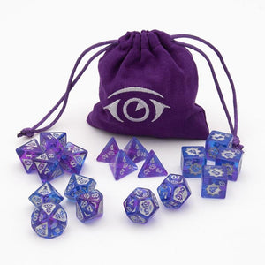 PSYCHIC DAMAGE DICE 18 PIECE SET