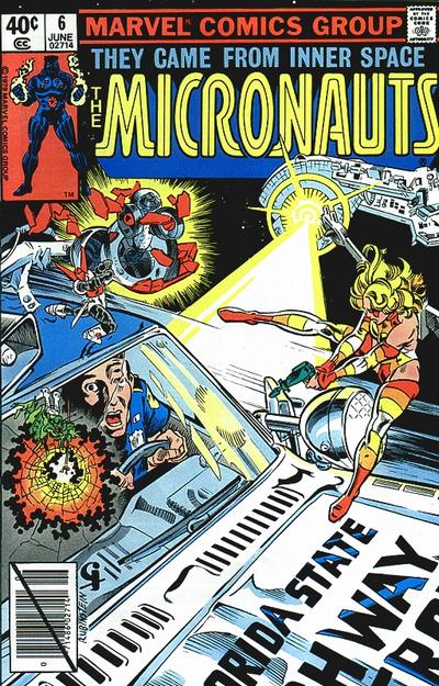 Micronauts #6 Direct ed. - back issue - $5.00