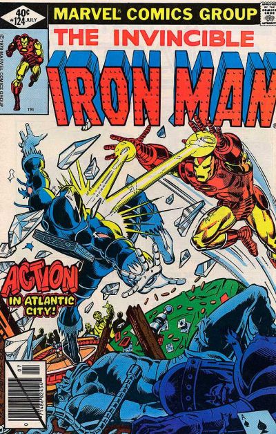 Iron Man #124 Direct ed. - back issue - $12.00
