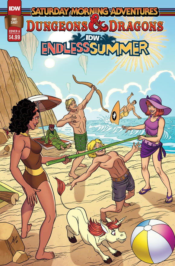 IDW ENDLESS SUMMER--DUNGEONS AND DRAGONS SATURDAY MORNING ADVENTURES COVER A LEVINS CVR A