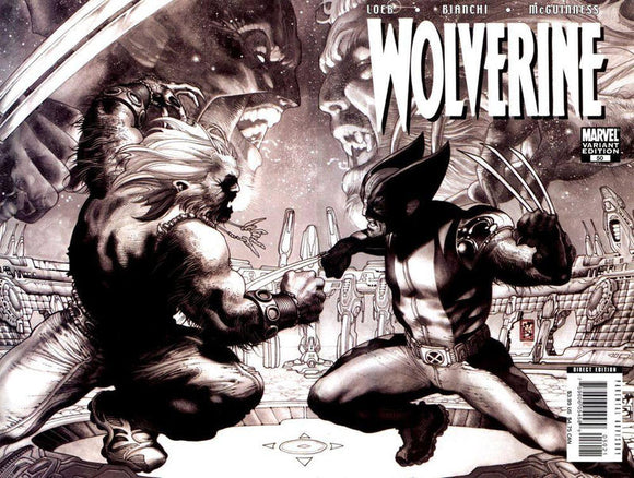 Wolverine #50 [b&w] - back issue - $4.00