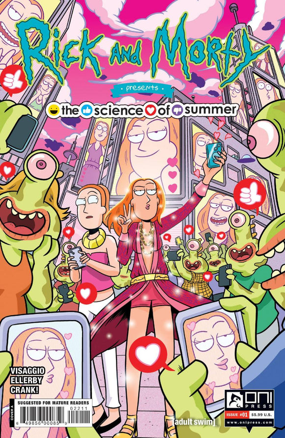 RICK AND MORTY PRESENTS THE SCIENCE OF SUMMER #1 ONE SHOT CVR A MARC ELLERBY