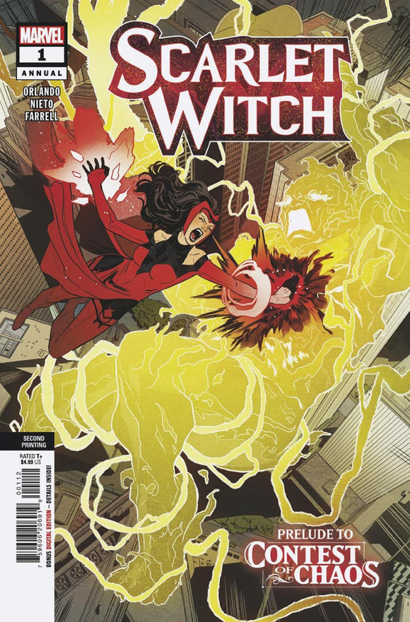 SCARLET WITCH ANNUAL 1 CARLOS NIETO 2ND PRINTING VAR CVR A