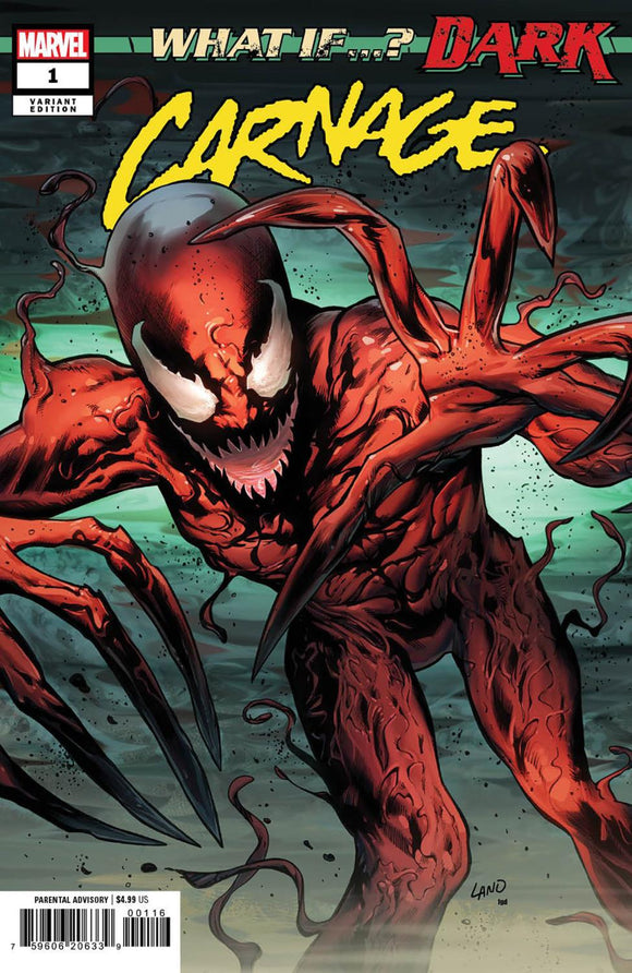 WHAT IF DARK CARNAGE 1 GREG LAND VAR 1:25 INCV