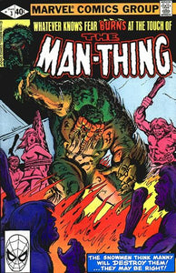 Man-Thing #3 Direct ed. - back issue - $4.00