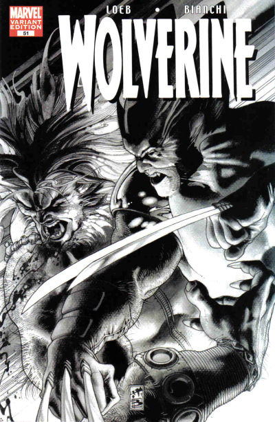 Wolverine #51 [b&w] - back issue - $4.00