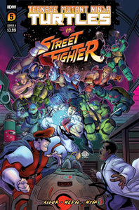 TEENAGE MUTANT NINJA TURTLES VS STREET FIGHTER #5 COVER A MEDEL CVR A