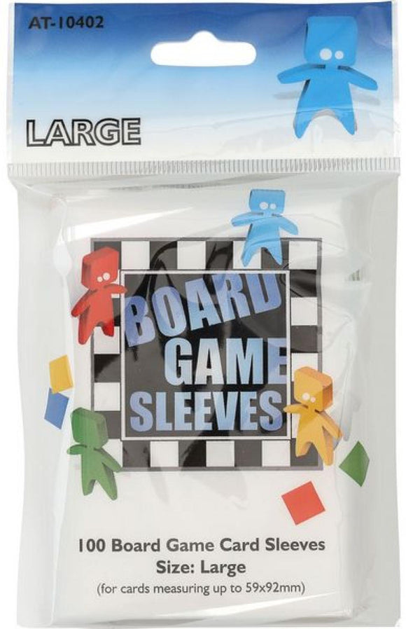 LARGE BOARD GAME SLEEVES 59MM X 92MM 100