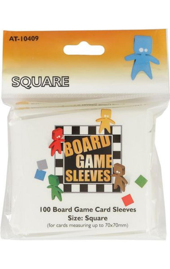 SQUARE BOARD GAME SLEEVES 70MM X 70MM 100