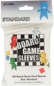 STANDARD BOARD GAME SLEEVES 63MM X 88MM 100