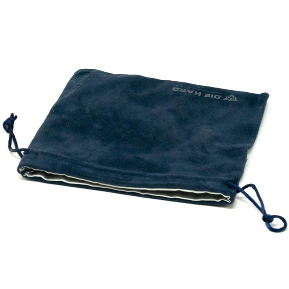 VELVET DICE BAG - MEDIUM NAVY BLUE