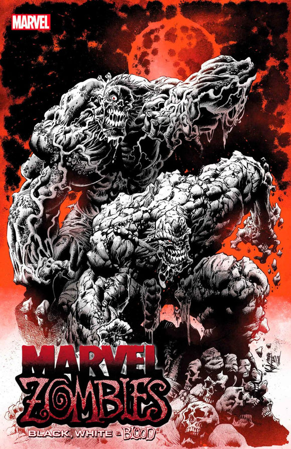 MARVEL ZOMBIES BLACK WHITE AND BLOOD 4 CVR A