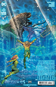 JUSTICE LEAGUE VS GODZILLA VS KONG #4 CVR A DREW JOHNSON (OF 7)