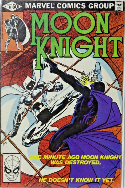 Moon Knight #9 Direct ed. - back issue - $4.00