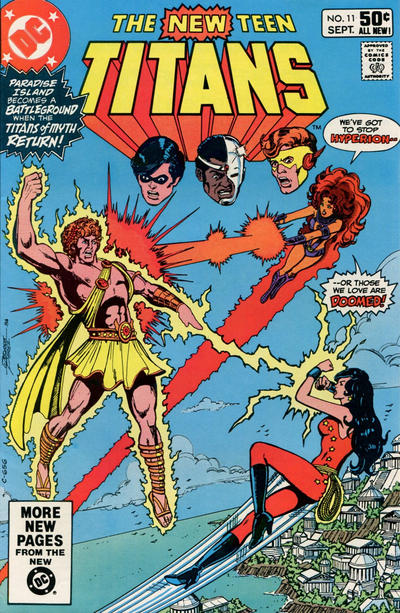 The New Teen Titans 1980 #11 Direct ed. - back issue - $4.00