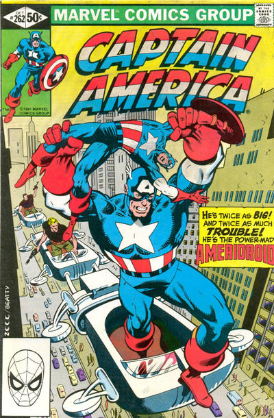 Captain America #262 Direct ed. - back issue - $5.00